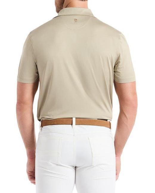 Robert Graham Natural Canto Knit Polo for men
