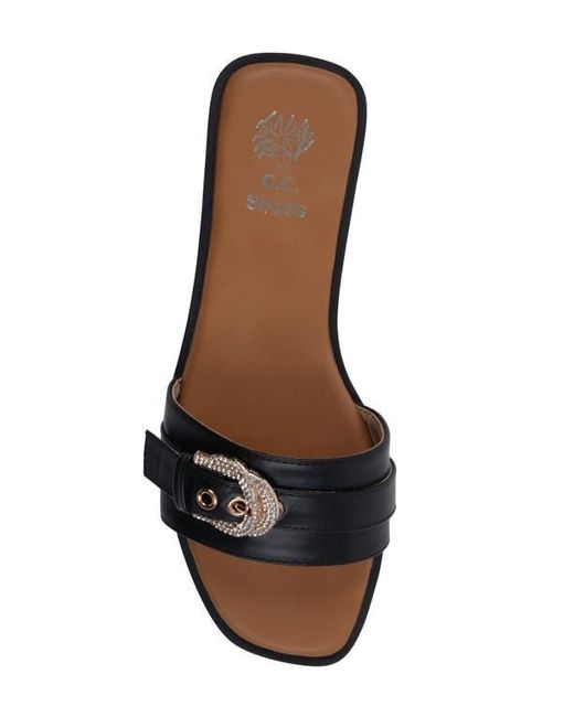 Gc Shoes Black Kenna Slide Sandal