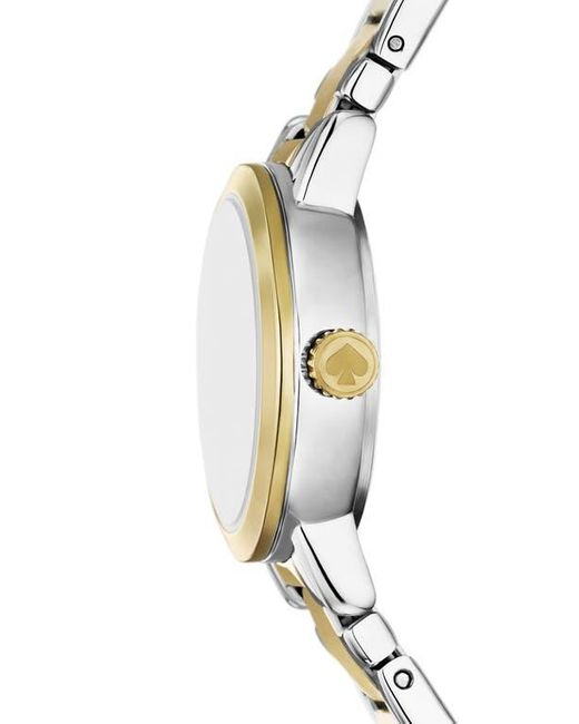 Kate Spade Metallic Gramercy Three-hand Two-tone Watch 25mm for men
