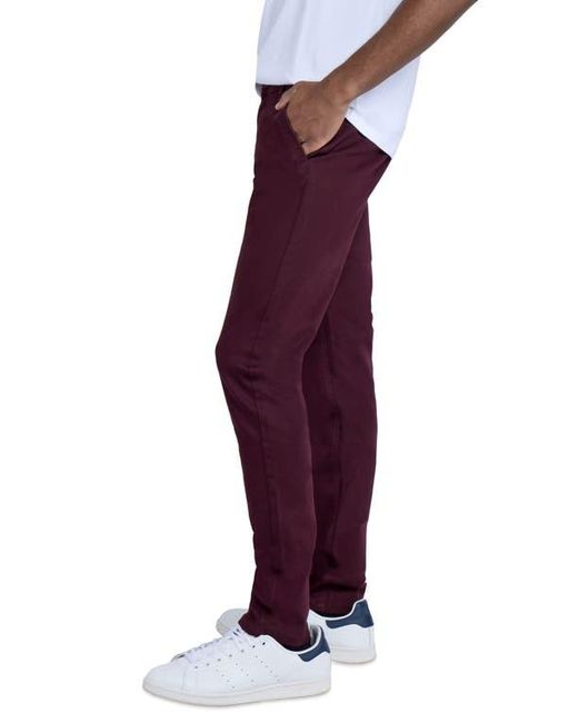 Xray Jeans Red Stretch Chino Commuter Pants for men