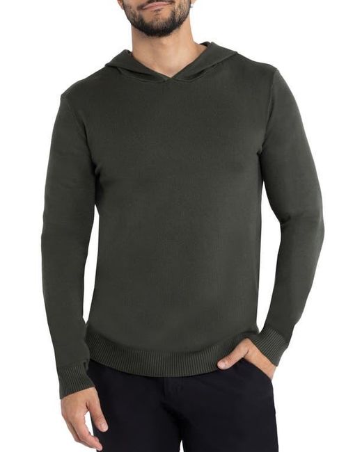 Xray Jeans Gray Core Knit Pullover Hoodie for men