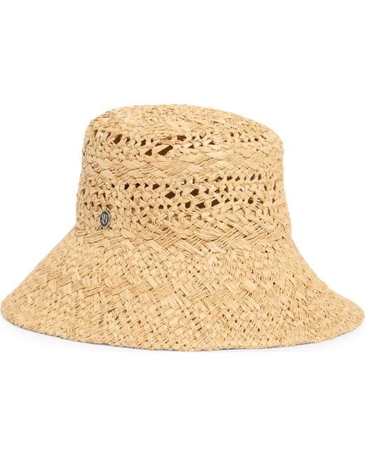 Scala Raffia Straw Bucket Hat In Natural Lyst scala-raffia-straw-bucket-hat-in-natural-lyst