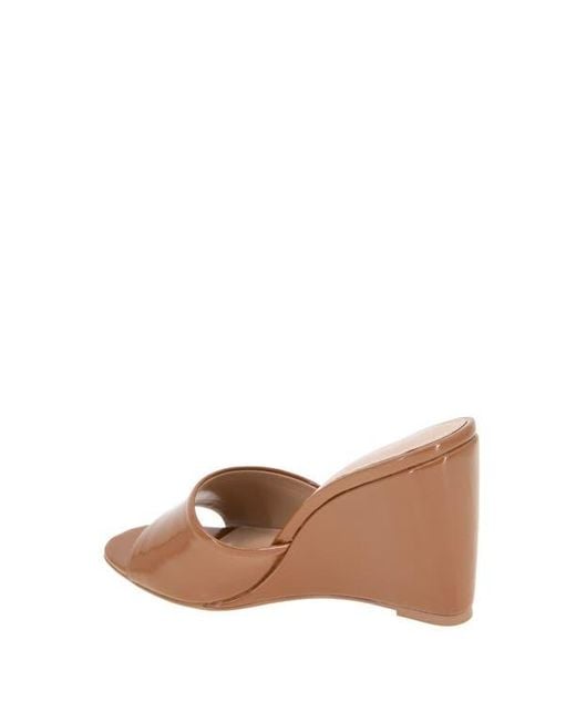 BCBGeneration Brown Giani Wedge Slide Sandal