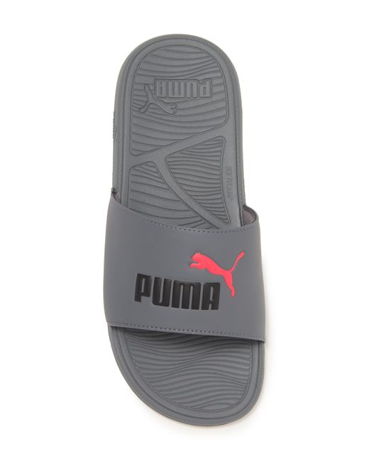 PUMA Gray Cool Cat 2.0 Slide Sandal for men