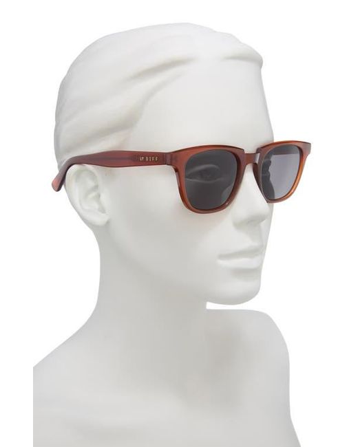 DIFF Brown Grayson 51Mm Square Sunglasses for men