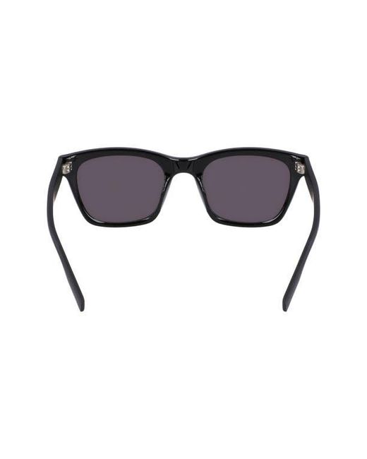 Converse Blue 53Mm Rectangular Sunglasses