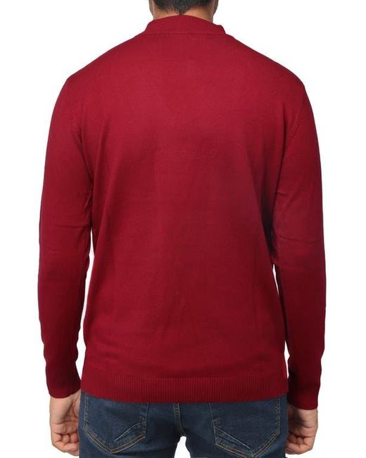 Xray Jeans Red Core Mock Neck Knit Sweater for men