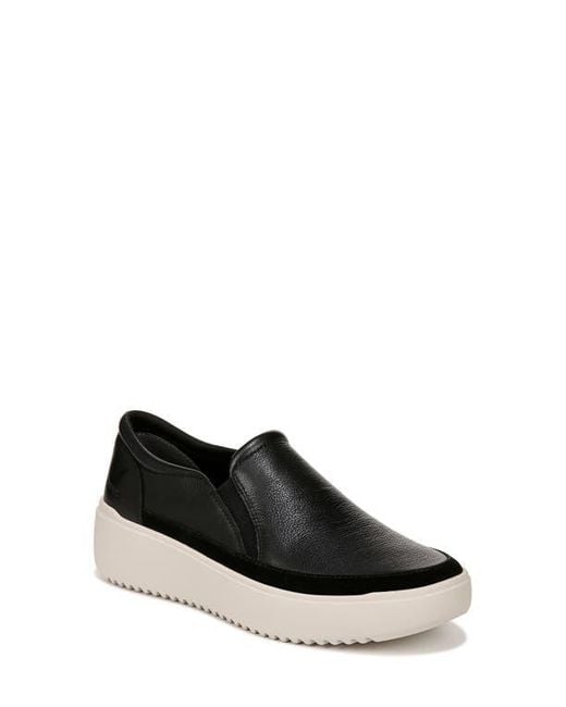 Vionic Black Kearny Platform Slip-On Sneaker