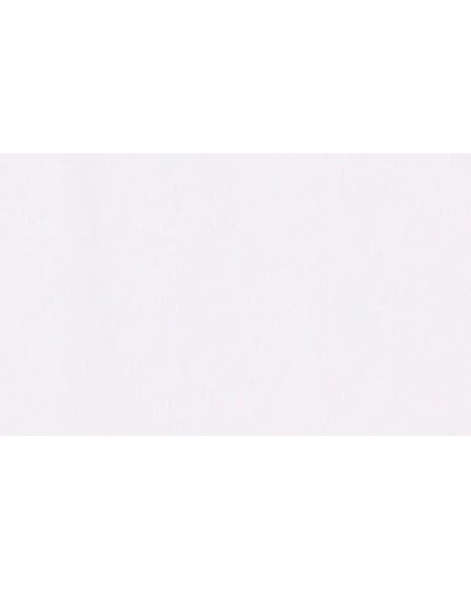 Wayf White Linen Blend Pull-On Pants