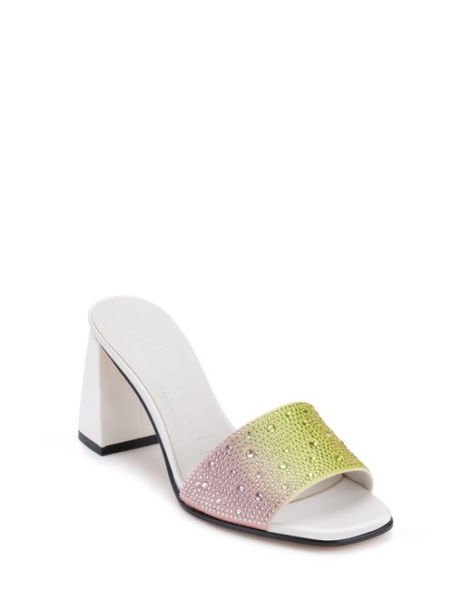 Karl Lagerfeld Multicolor Pera Rhinestone Slide Sandal