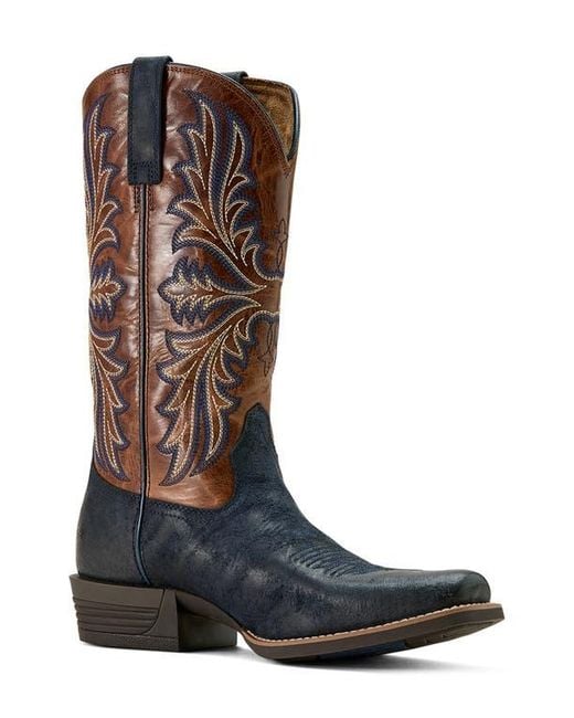 Ariat Brown Hustler Western Boot for men