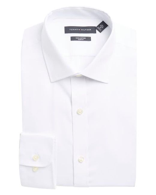 Tommy Hilfiger Slim Fit Non-Iron Cotton Dress Shirt in White for Men | Lyst Tommy Hilfiger Slim Fit Non-Iron Cotton Dress Shirt in White for Men | Lyst