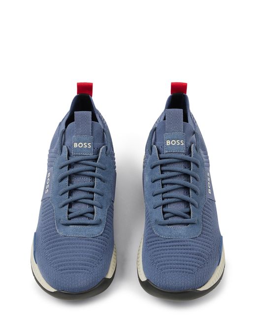 Boss Blue Titanium Sneaker for men