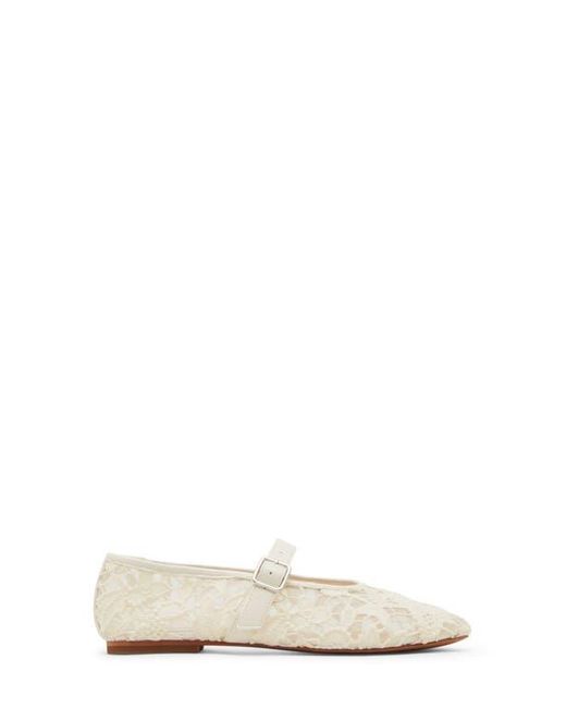 Steve Madden White Dreaming Mary Jane Flat