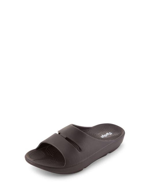 FLOOPI Black Sophie Comfort Slide Sandal