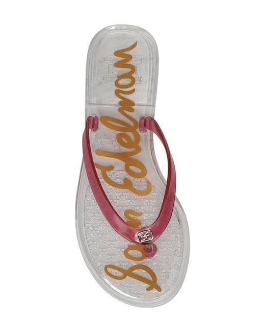 Sam Edelman Pink Dean Flip Flop