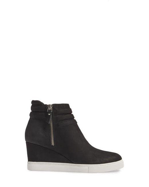 Linea Paolo Black Frieda Wedge Bootie