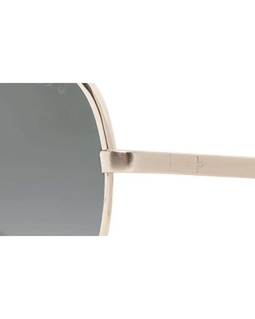 DIFF Gray California Soul 64mm Aviator Sunglasses