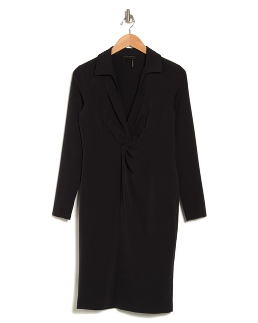 donna karan twist front dress