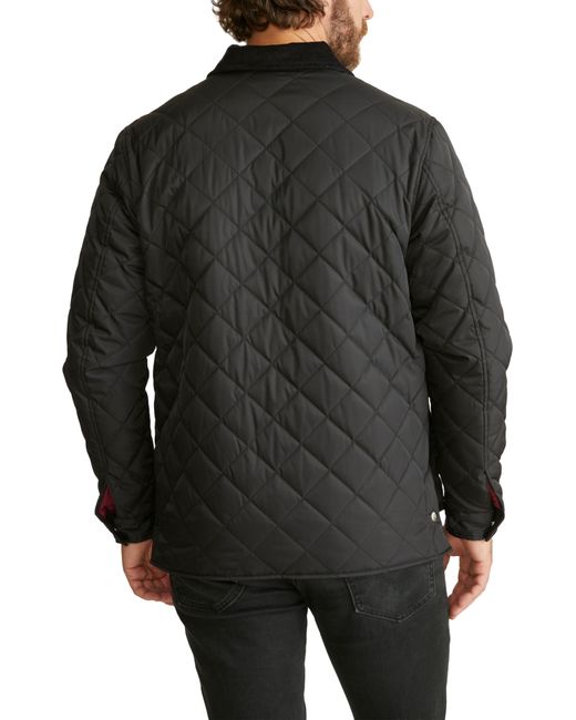 Robert Graham Quilted Utility Jacket in Black for Men Lyst