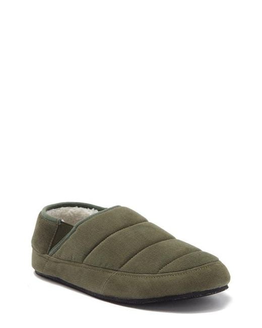 Paisley & Gray Green Houser Quilted Faux Shearling Lined Slipper for men