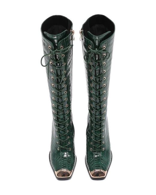 Ninety Union Green Fuji Cap Toe Boot