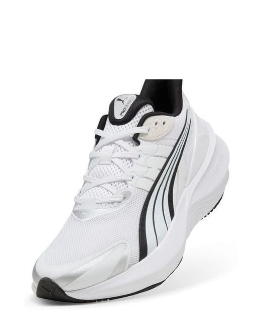 PUMA White Pulse Pro Running Shoe for men