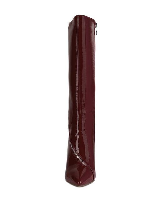 Rag & Co Red Tsaroh Knee High Boot