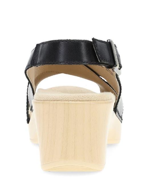 Dansko Gray Sloane Slingback Platform Sandal