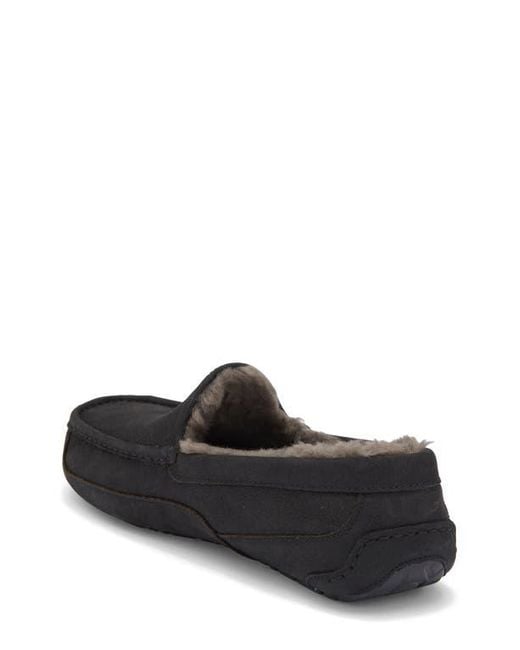 Ugg Black Ascot Loafer Slipper for men