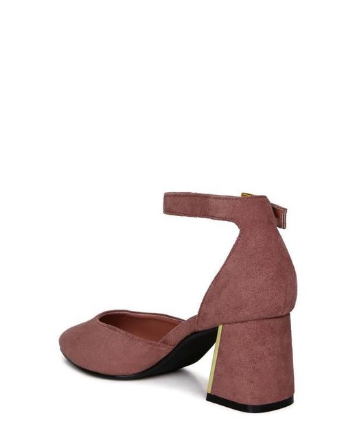 LONDON RAG Brown Rory Pointed Toe Pump