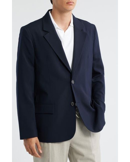 FRAME Blue Wool Blazer for men