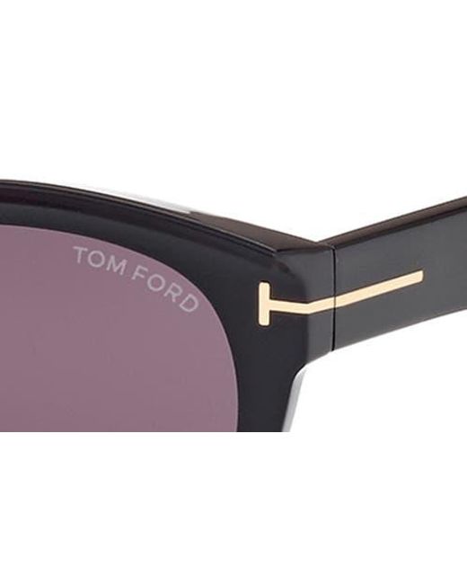 Tom Ford Purple Tamara 54Mm Round Sunglasses