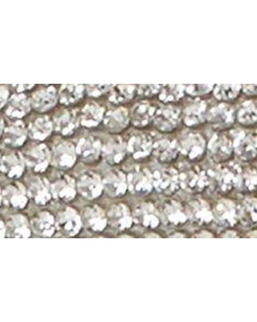 Dune White Captivates Rhinestone Pointed Toe Pump
