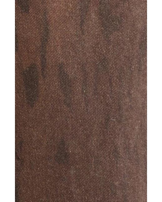Saint Studio Brown Uno Preda Jeans for men