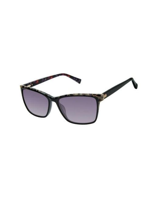Ted Baker Black 57Mm Rectangle Sunglasses