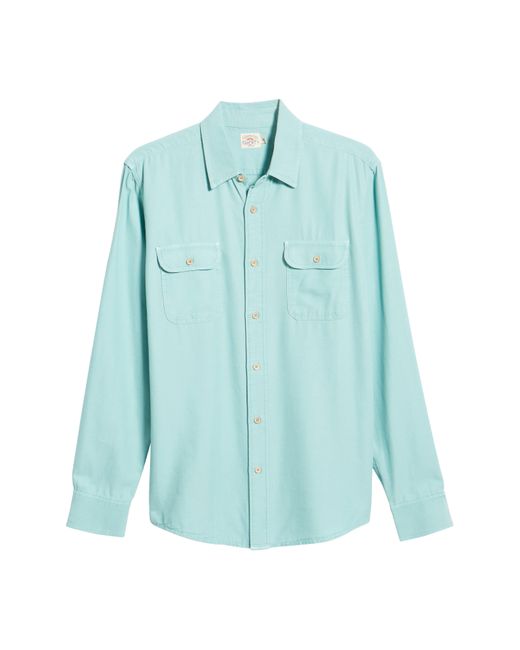Faherty Brand Blue Island Life Button-up Shirt for men