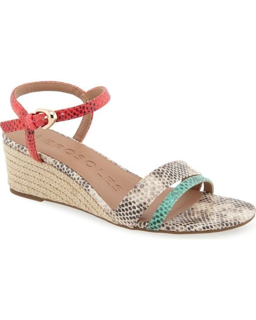 Aerosoles Metallic Witt Wedge Sandal