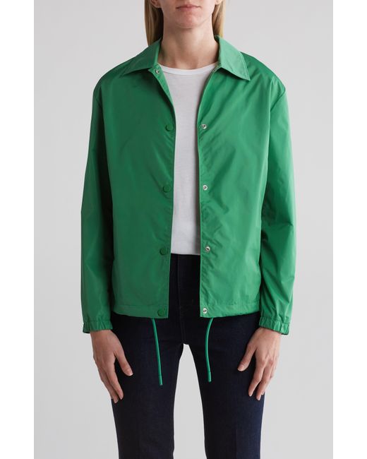 Theory Green Coaches Jacket