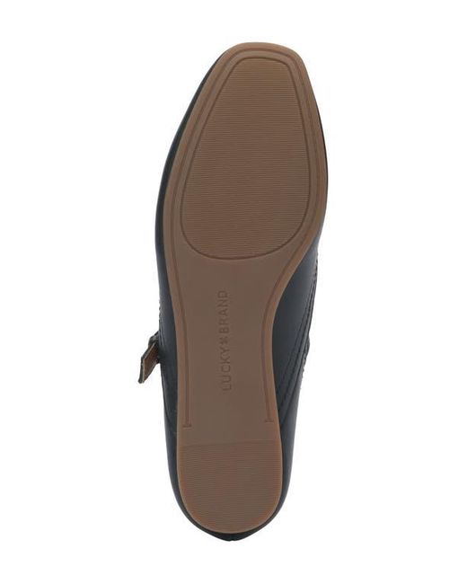 Lucky Brand White Albajane Flat