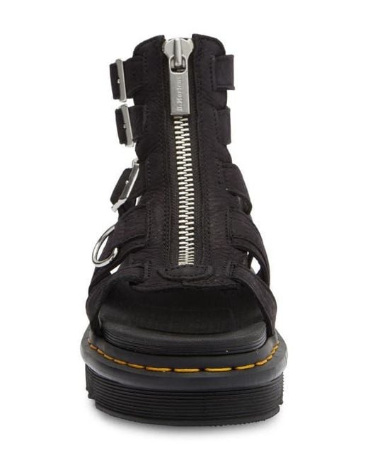 Dr. Martens Black Olson Gladiator Sandal