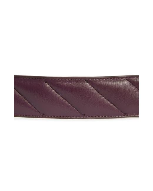 Kurt Geiger Black Quilted Belt