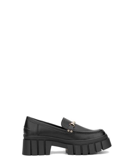 New York & Company Black Seraphina Platform Loafer