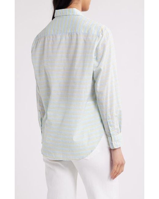 Frank & Eileen White Eileen Relaxed Button-Up Shirt