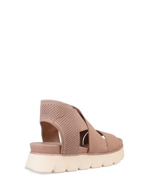 Eileen Fisher Brown Chant Platform Sandal