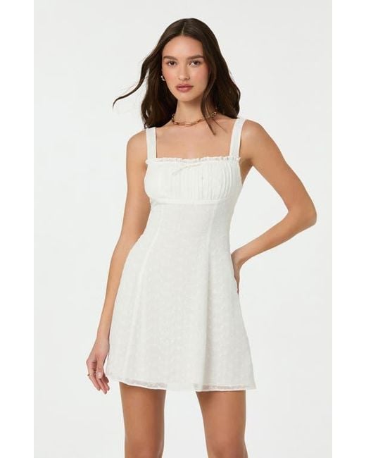 knee length dresses for ladies Celie Crochet Lace Mini Dress