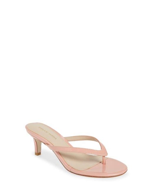 Pelle Moda Pink Slide Sandal