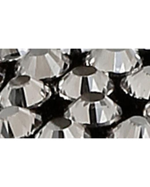 LONDON RAG Black Super Fan Diamante Embellished Pump