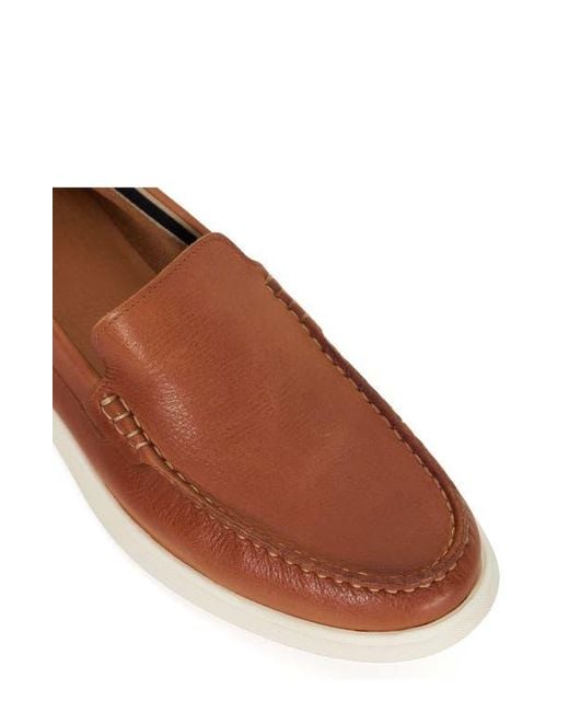 Dune Brown Buftonn Loafer for men