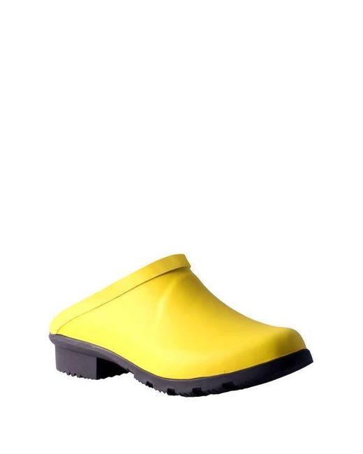 Nomad Yellow Dribble Rain Clog
